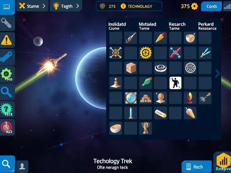 Emperor Cosmic Trek gameplay showing space exploration and empire management